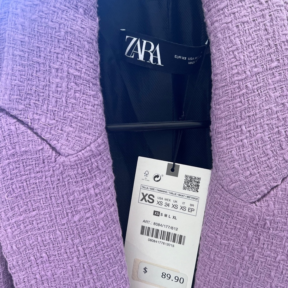 Zara Blazer Lilac XS